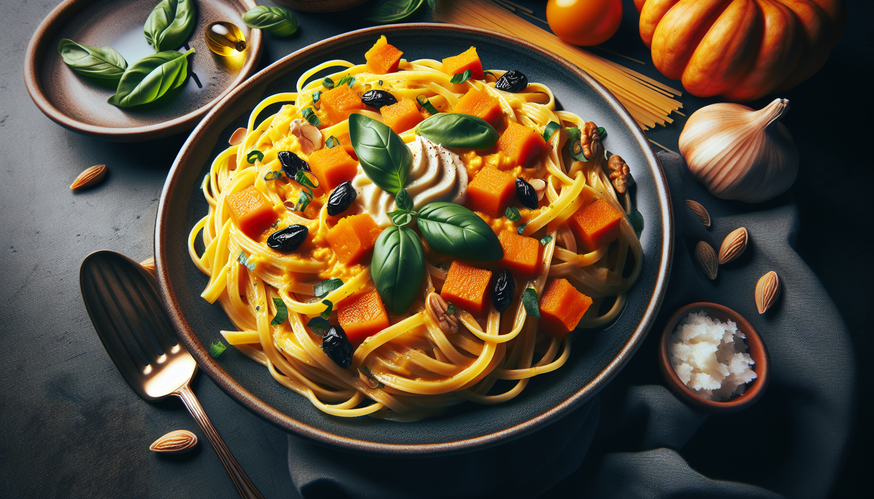 pasta con crema di zucca